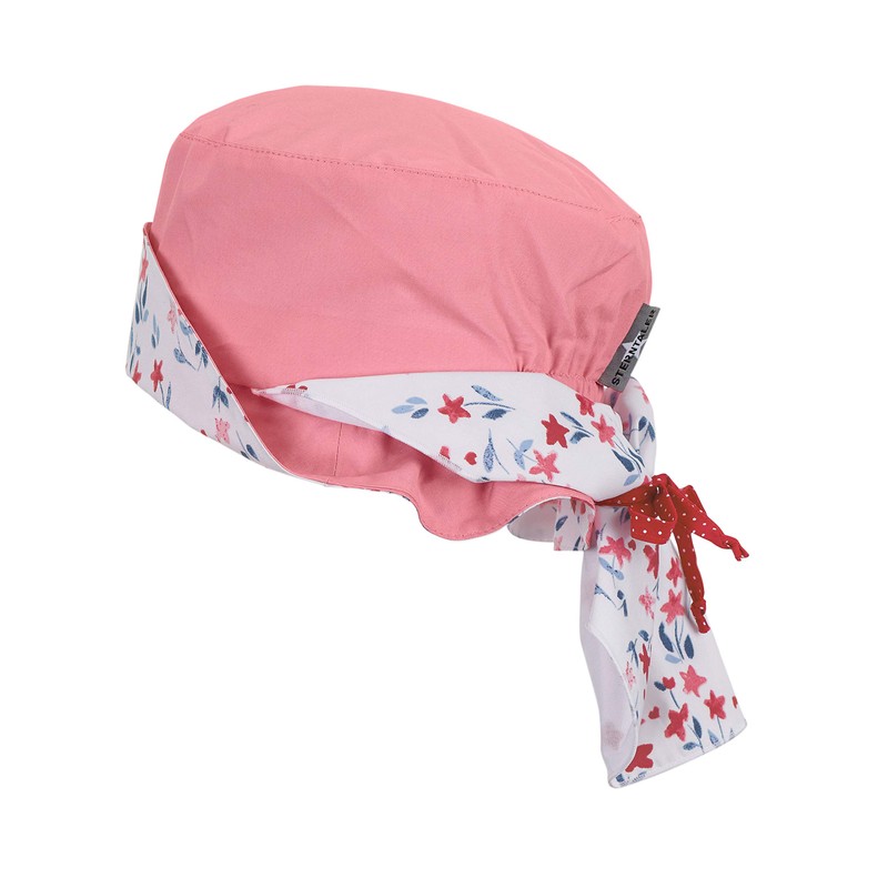 Sterntaler Girls' Hat with Neck Protection Hat, Red (Light Red