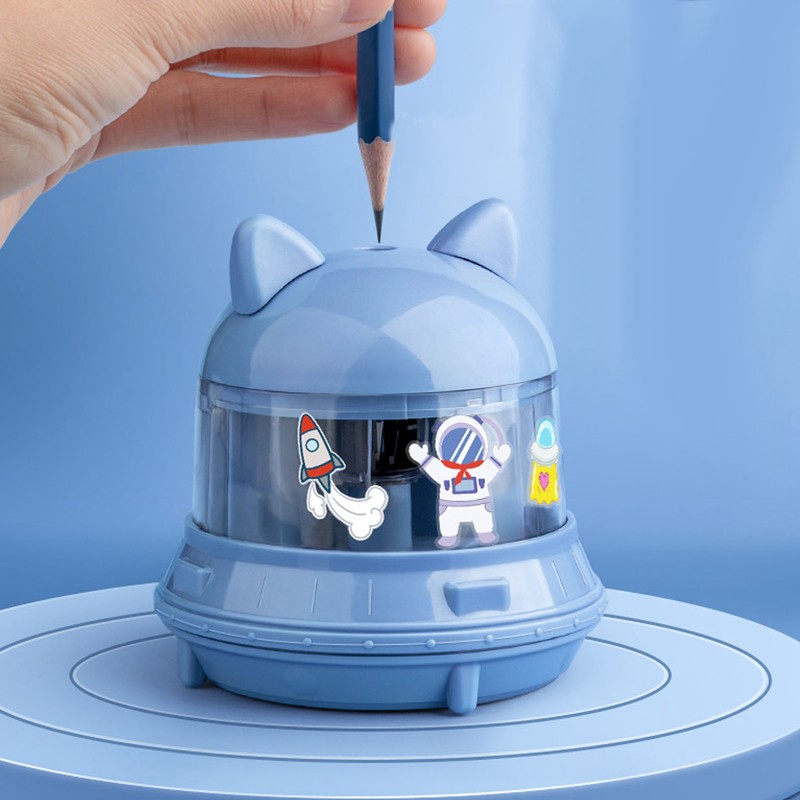 Electric Pencil Sharpener Cartoon Battery Powered Electric Pencil Sharpener for