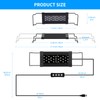 Zingbabu Fish Tank Light 8W Full Spectrum USB Aquarium Light