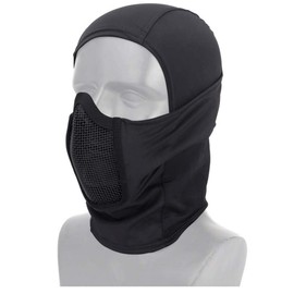 Simways Balaclava Mesh Mask with Full Face Cover Anti-dust Windproof for Paintball Airsoft (Black)