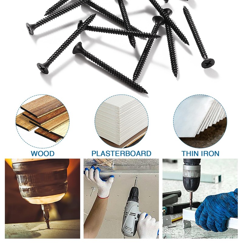 VooGenzek 60 pieces M3.5 x 50 mm coarse thread drywall