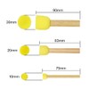 ASINA 11000478 Sponge Stencil Brush, Set of 3, Yellow