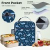 Clastyle Blue Sea Animals Insulated Lunch Bag for Kids, Portable