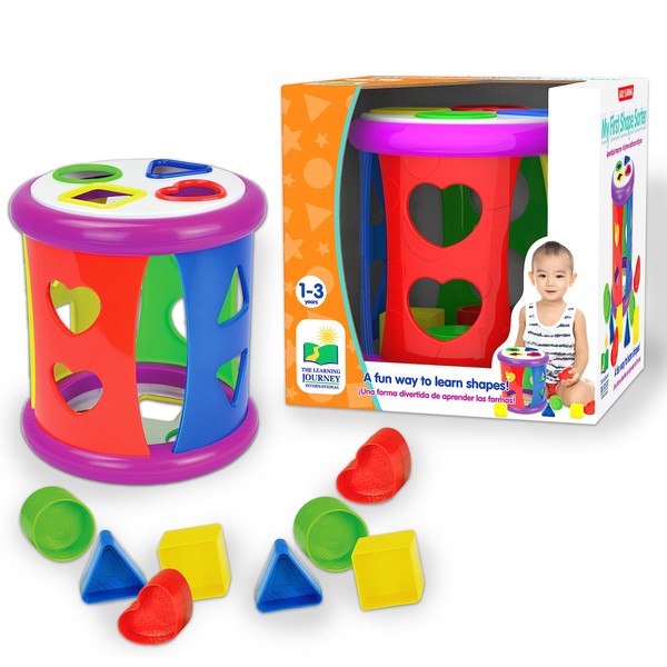The Learning Journey Early Learning - My First Shape Sorter - A Fun Way to Learn Shapes - Toddler Toys & Gifts for Boys & Girls Ages 12 Months and Up, Multi