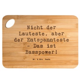 Mr. & Mrs. Panda Bamboo Chopping Board Saying Bass Guitar Relaxed Gift Music Chopping Board Wooden Breakfast Board Chopping Board Serving Board