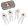 Azeeda 'Happy Basset Hound' Golf Divot Tool/Repair Fork Gift Set