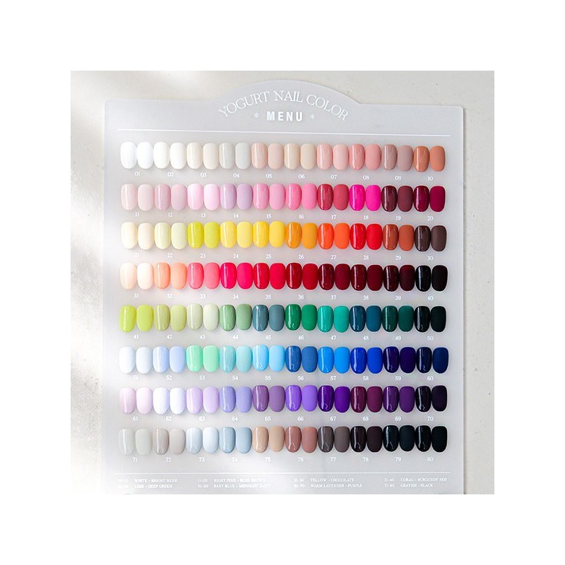 classic nail Yogurt Gel Grocery Color Gel + 30 Parts