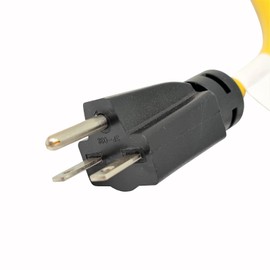 Parkworld 63524 Power Adapter Cord NEMA 6-15P Male to (3) 5-15R Household Tri Outlet 15 AMP Female x 3, 125 Volt, 2FT