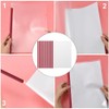 Clear A4 Sliding Bar Binder, Pack of 10 Plastic A4