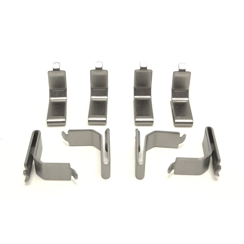 Waki Sangyo WLS-101 Fitted Shelf Holder, Stainless Steel, 8 Pieces,