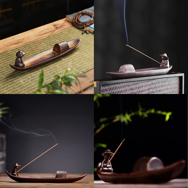 Insence Burner Holder, Modern Incense Ash Catcher Incense Stick Holder,