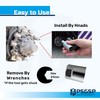 PSGSP Wheel Centering Tool Pair Frosted Chrome with M22x1.5 Internal
