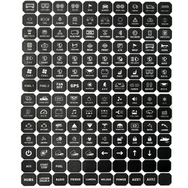 GZ5CG 140Pcs Switch Panel Stickers Universal for 6 Gang 8 Gang 12 Gang Switch Panel