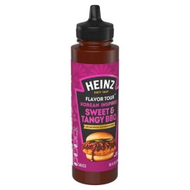 Heinz Flavor Tour Korean Inspired Sweet & Tangy BBQ Sauce, 10 fl oz Bottle