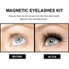 MAANGE-Pestañas Postizas Magneticas con Delineador 3D Pestañas Magnéticas Reutilizables,Waterproof Pestañas