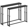 Gewudraw 78.7" Console Table Set of 2, Sofa Table with