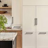 MRAYDECO 10 Pack Soild 6-1/4in (160mm) Black Cabinet Handles Square