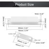 MroMax 8Pcs Double Magnetic Catchs 3.74" Long Plastic Cabinet Latches
