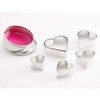 thermohauser Cookie Cutter Set (Stainless Steel) Heart, Wavy Edge, 6