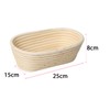 Oval Shaped Banneton Proofing Basket Set, 2Pcs 10 inch Bread
