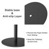 Black Paper Towel Holder Countertop, Free-Standing Kitchen Roll Holder, Stainless
