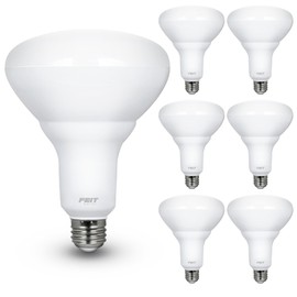 Feit Electric LED BR40 Bulbs, Dimmable, 65W Equivalent, 10 Year Life, 850 Lumens, E26 Base, 2700k Soft White, Flood Lights, Recessed Can Light Bulbs, Damp Rated, UL Listed, 6 Pack, BR40DM/10KLED/2/3