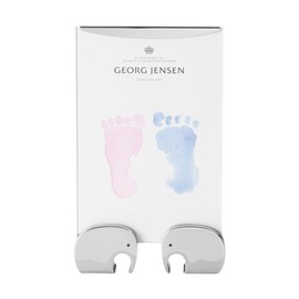 Georg Jensen Elephant Picture Frame 13 x 18 cm - Highly Polished Stainless Steel - Designed by Jørgen Møller Freestanding Photo Holder - 5 x 7