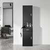 VEVOR Salon Storage Cabinet, Barber Salon Station for Hair Stylist,