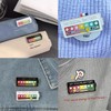 4PCS Battery Mood Pins, Funny Interactive Brooch Pin, My Creative