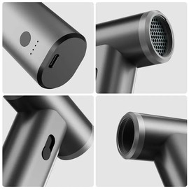 JOCO US Metal Jet Fan Air Duster Vacuum Cleaner Powerful, 35-180 Mins Runtime, 110k RPM Brushless Motor, Quick charge Electric Compressed Air Blower for Office, Home, Electronics cleaning, Inflator.