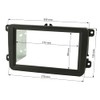 tomzz Audio 2457-037-3 Double DIN Radio Faceplate Compatible with VW