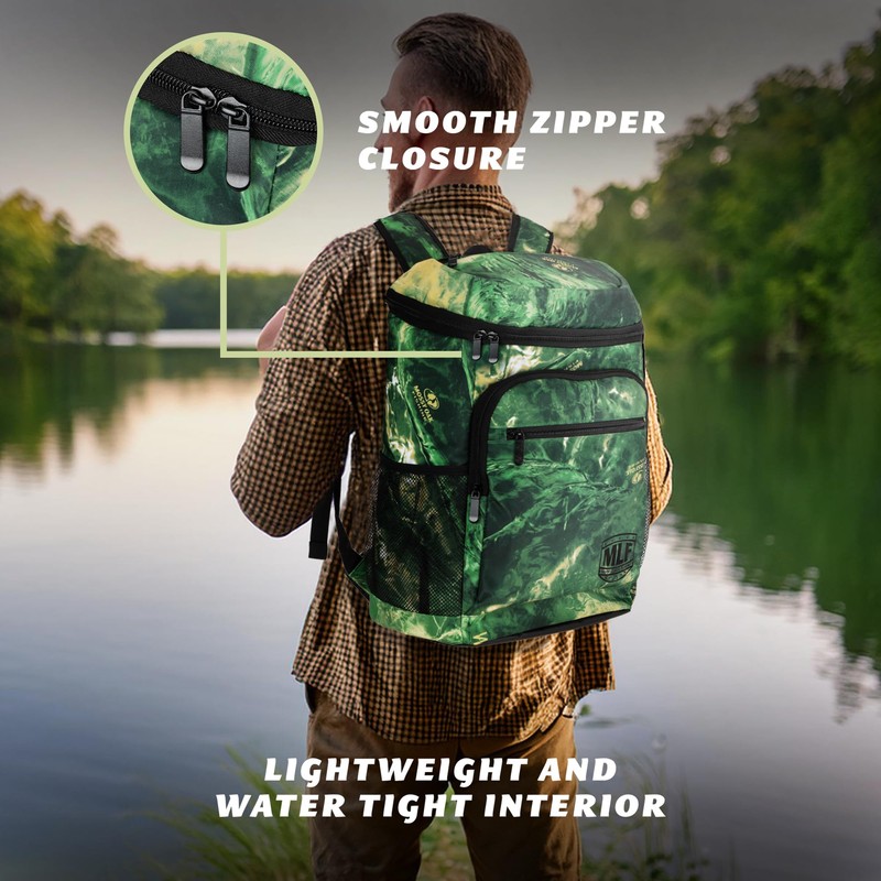 Mossy Oak MLF Fishing Cooler Backpack - Major League Insulated