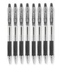 Easytouch Retractable Fine Ballpoint Pen Open Stock-Black 8 pens