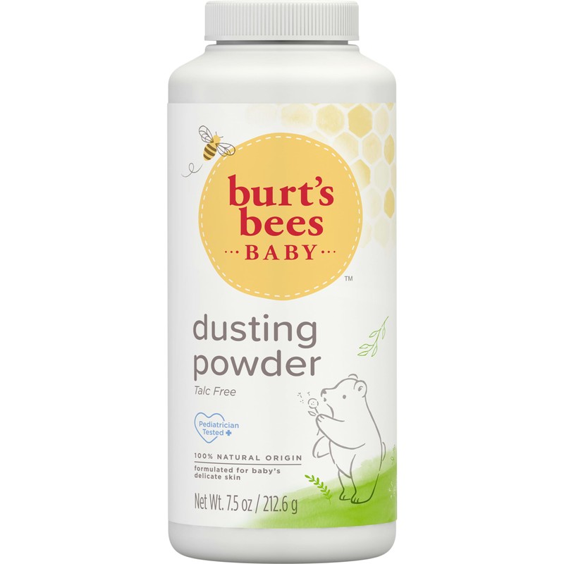 Burt's Bees Baby 100% Natural Dusting Powder, 7.5 Ounces (Packaging