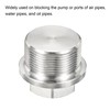 PATIKIL M30x1.5 Male Plug, 1 Pack Waterproof Dustproof 304 Stainless