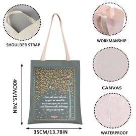 VAMSII Northanger Ab Literary Works Gift Book Lover Gift Northanger Book Merchandise Gift (DETER ME tote)