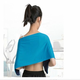 Exercise cool towel, ice cool towel, sports towel, cool and absorbent towel, hiking group event gift blue 5ea