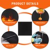 Katyjun Fire Protection Mat, 30 x 30 cm, Fireproof Underlay