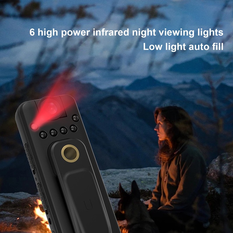 Body Cam Audio Video Recording Magnetic Mount 1080P HD Mini
