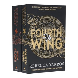 Fourth Wing + Iron falme by Rebecca - 2 Book Collection Set - The Empyrean Series