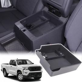 Bekantogy Car Armrest Storage Box Tray Compatible with 2022-2025 Nissan Frontier Center Console Organizer Tray Car Center Console Armrest Box Auxiliary Non-Slip Storage Box