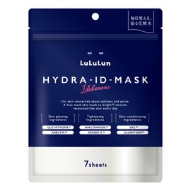 LuLuLun Hydra ID Mask, Pack of 7, Face Pack, Sheet Mask, Face Moisturizing, Pores