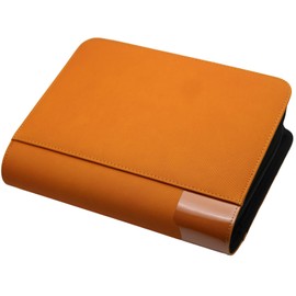 Magiarcana greeting card book organizer,christmas card photo album,birthday card organizer binder,for greeting card box keepsake storage and display,holds 84 cards (orange)