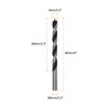 HARFINGTON Brad Point Drill Bits 6mm(15/64") Dia Straight Round Shank