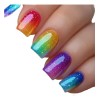 Cross-border Wearable Short Square Fantasy Gradient Purple