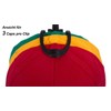 2Stoned Cap-Rack Basic+ Cap Holder in Black with 6 Clips