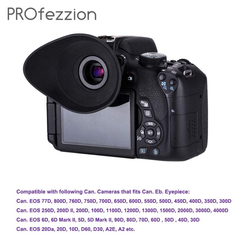 PROfezzion Eyecup Eyepiece Viewfinder for Canon EOS 6D, 6D Mark