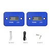 NInE-ROnG Pack of 2 Digital LCD Inductive Operating Hour Counter