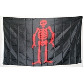 3x5 Edward Low Pirate Jolly Roger 3'x5' Polyester Flag