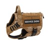 PETNANNY Tactical Service Dog Vest - No-Pull Emotional Support Harness